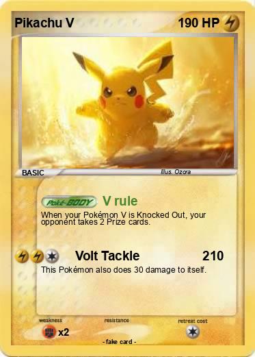Pokemon Pikachu V