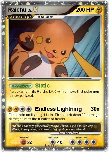 Pokemon Raichu
