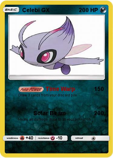 Pokemon Celebi GX