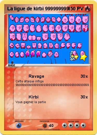 Pokemon La ligue de kirbi 999999999