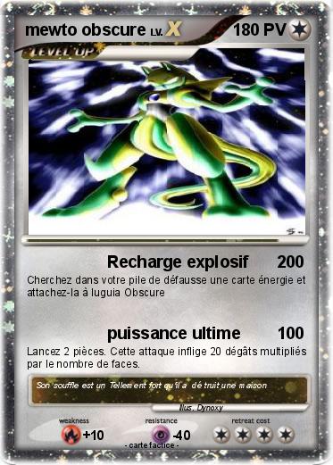 Pokemon mewto obscure