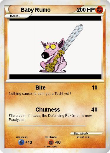 Pokemon Baby Rumo