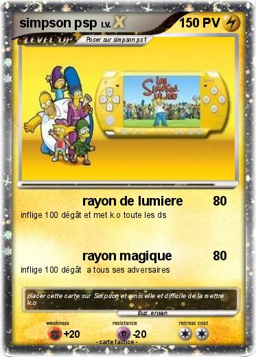 Pokemon simpson psp