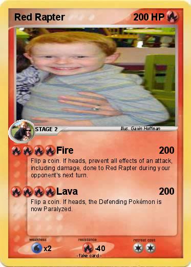 Pokemon Red Rapter