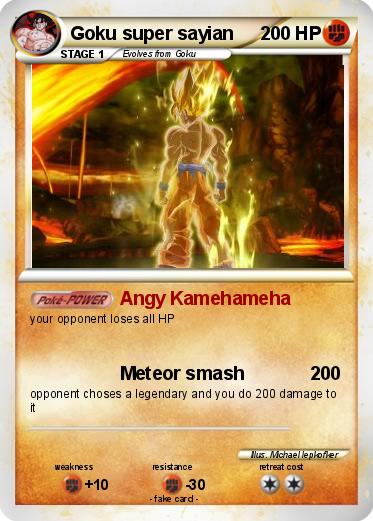 Pokemon Goku super sayian