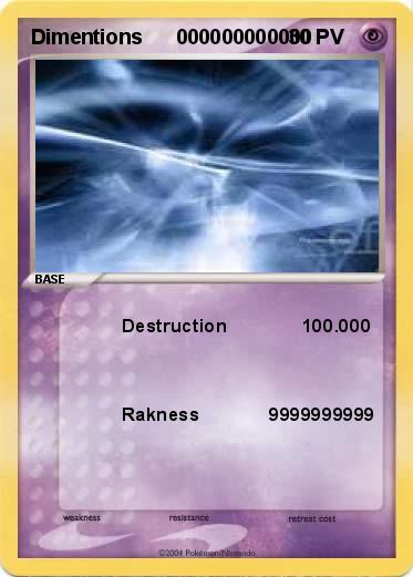 Pokemon Dimentions      000000000000