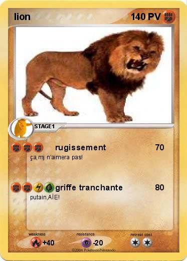 Pokemon lion