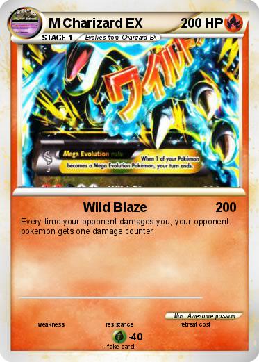 Pokemon M Charizard EX