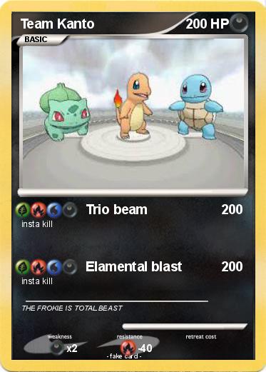Pokemon Team Kanto