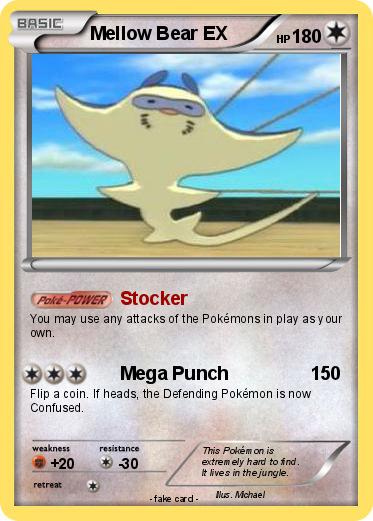 Pokemon Mellow Bear EX
