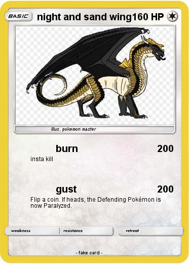 Pokemon night and sand wing