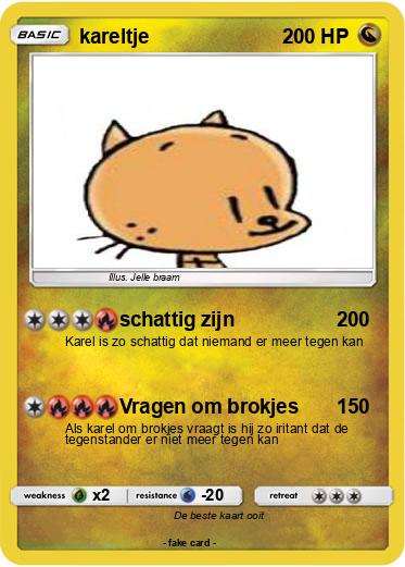 Pokemon kareltje