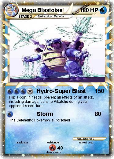 Pokemon Mega Blastoise