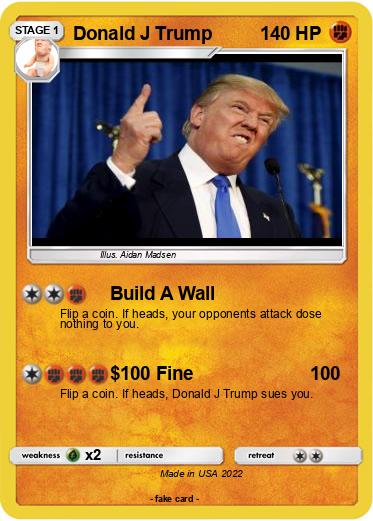 Pokemon Donald J Trump