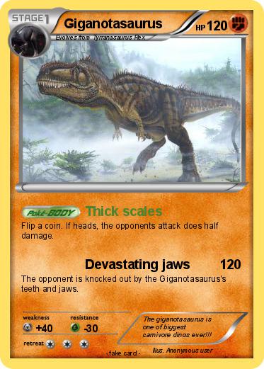 Pokemon Giganotasaurus