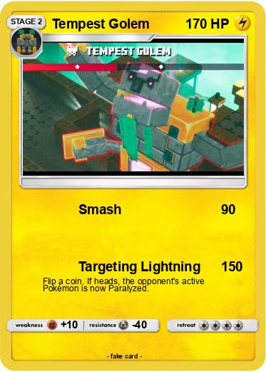Pokemon Tempest Golem