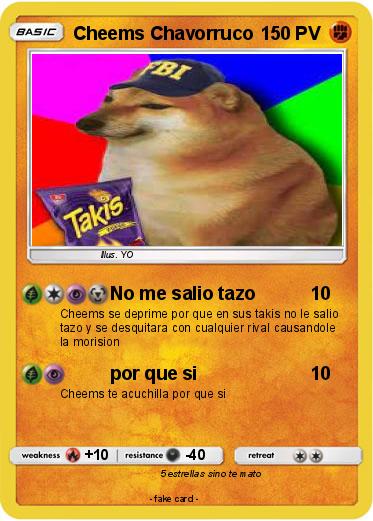 Pokemon Cheems Chavorruco