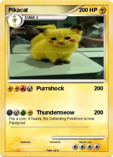 Pokemon Pikacat