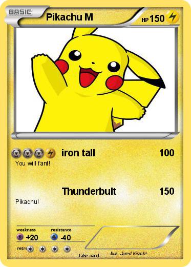 Pokemon Pikachu M