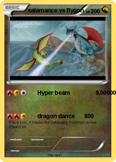 Pokemon salamance vs flygon