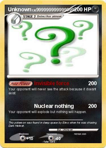 Pokemon Unknown