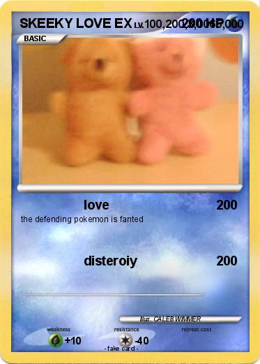 Pokemon SKEEKY LOVE EX