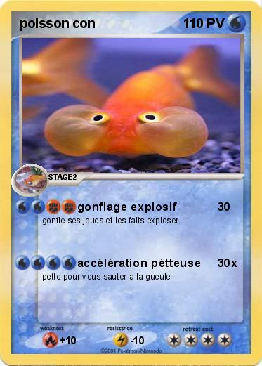 Pokemon poisson con