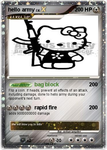 Pokemon hello army