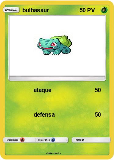 Pokemon bulbasaur