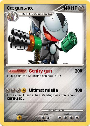 Pokemon Cat gun