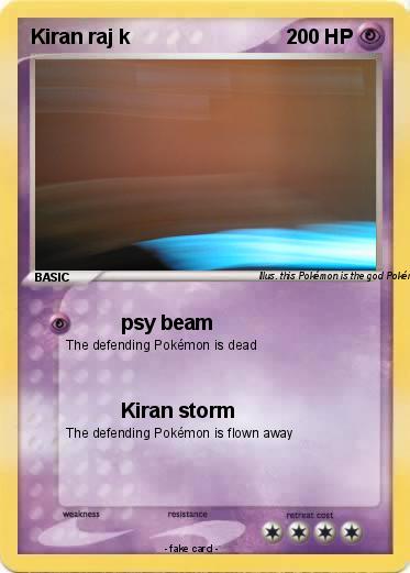 Pokemon Kiran raj k