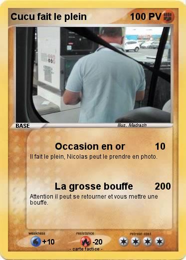 Pokemon Cucu fait le plein