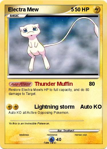 Pokemon Electra Mew                      5