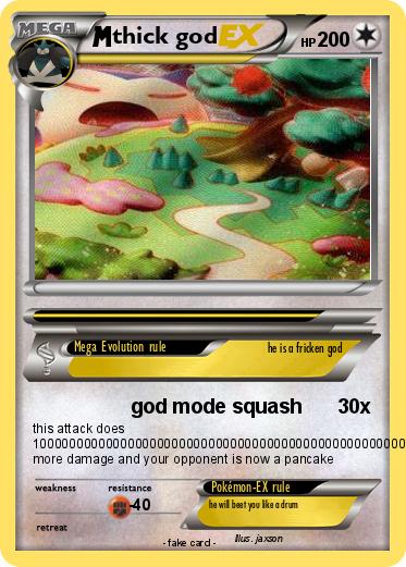 Pokemon thick god