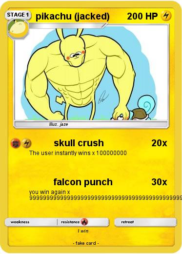 Pokemon pikachu (jacked)