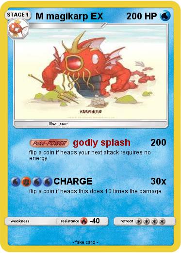 Pokemon M magikarp EX