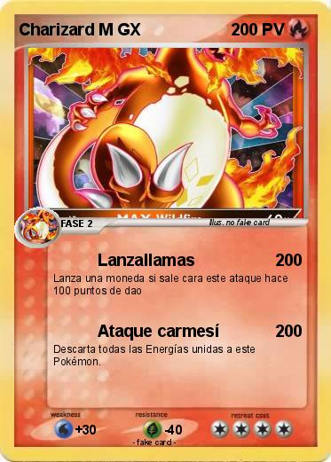 Pokemon Charizard M GX