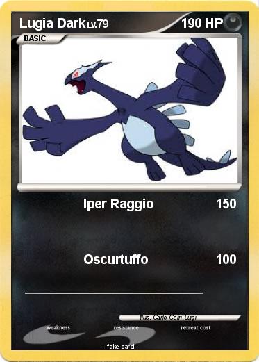 Pokemon Lugia Dark