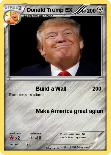 Pokemon Donald Trump EX