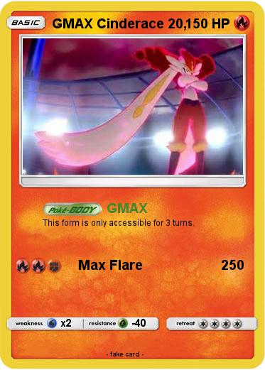 Pokemon GMAX Cinderace 20,