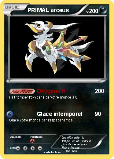 Pokemon PRIMAL arceus