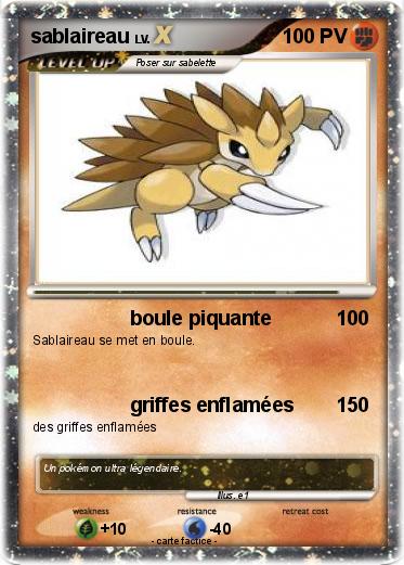 Pokemon sablaireau