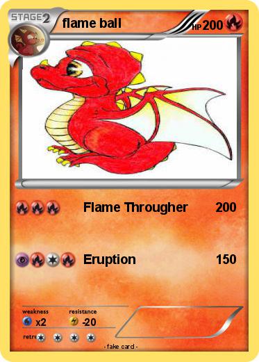 Pokemon flame ball