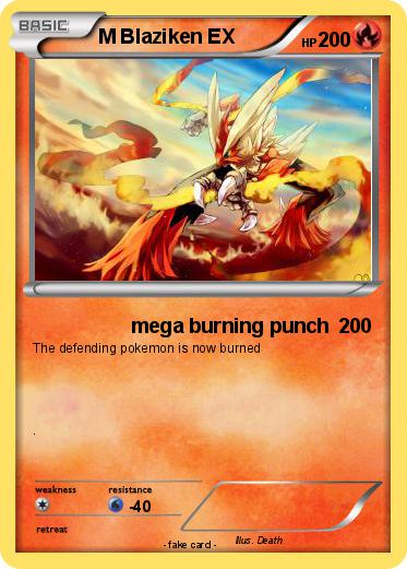 Pokemon M Blaziken EX
