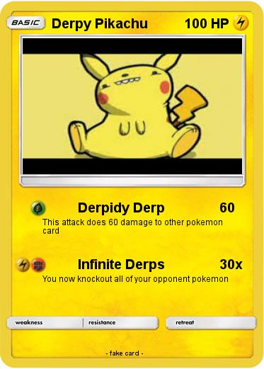 Pokemon Derpy Pikachu