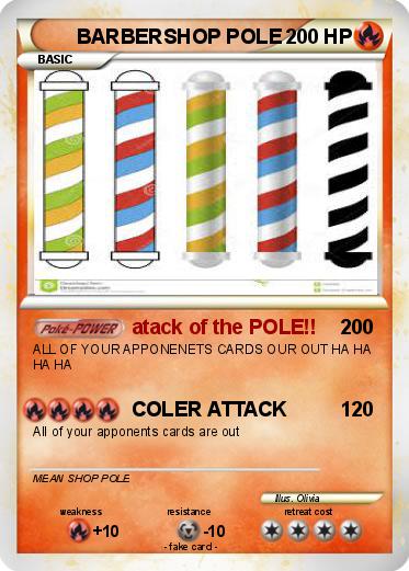 Pokemon BARBERSHOP POLE