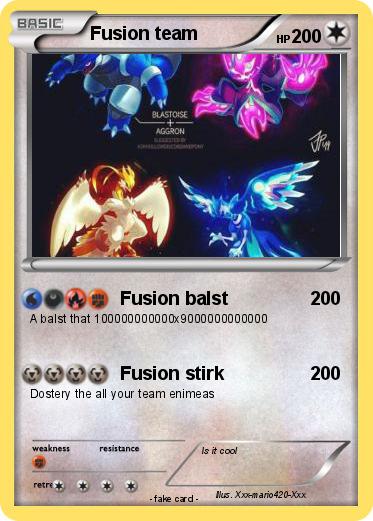Pokemon Fusion team