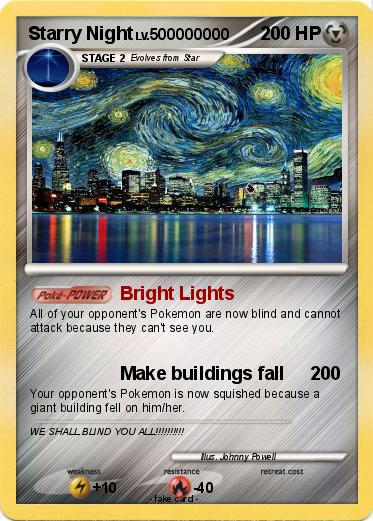 Pokemon Starry Night