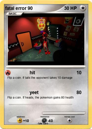 Pokemon fatal error 90