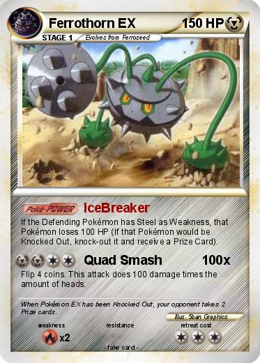 Pokemon Ferrothorn EX